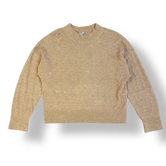 Reformation Elle Sweater Womens Size L in Toffee Minimalist‎ Boho - Picture 1 of 7